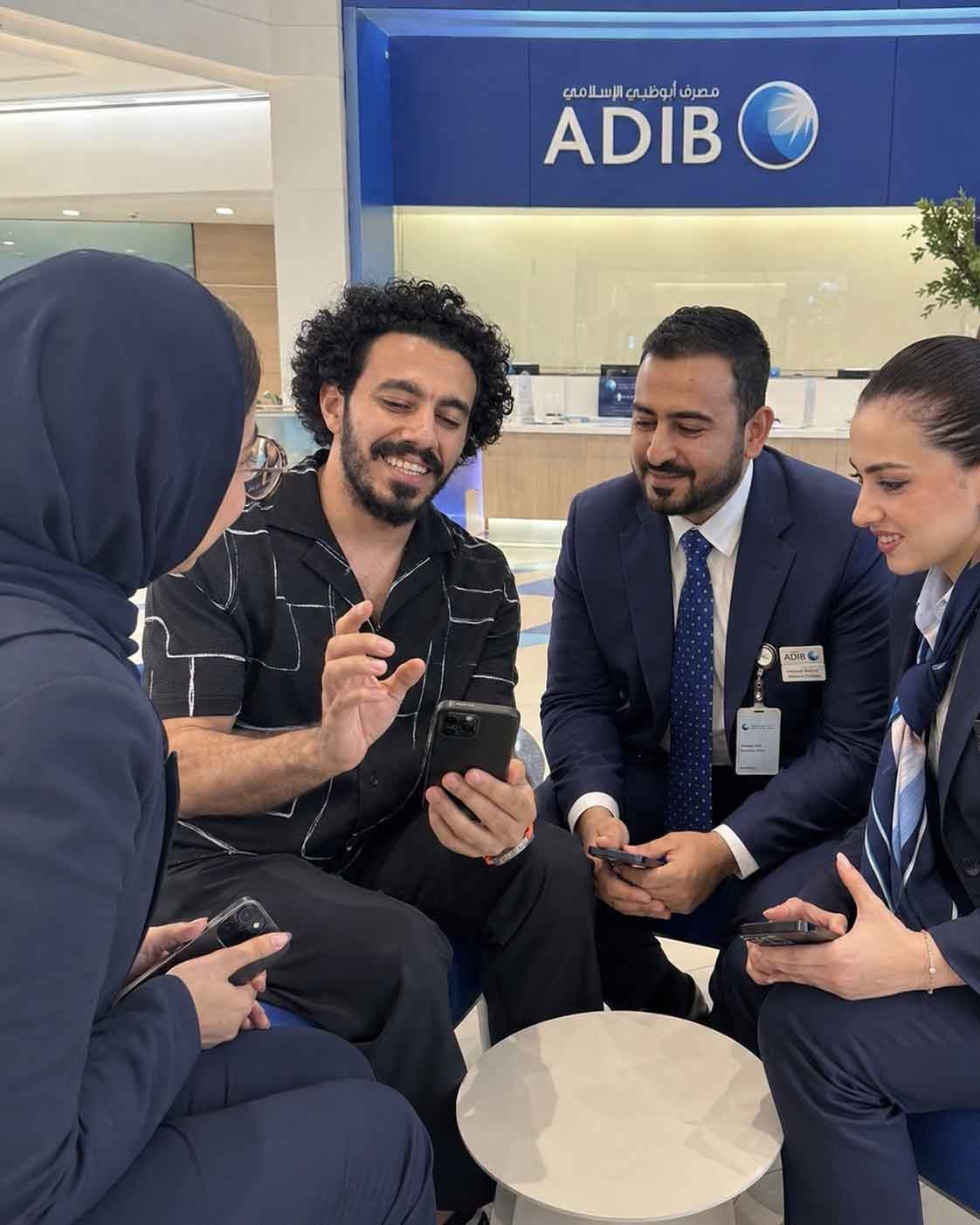 Joker Program · ADIB relationship managers reviewing content
