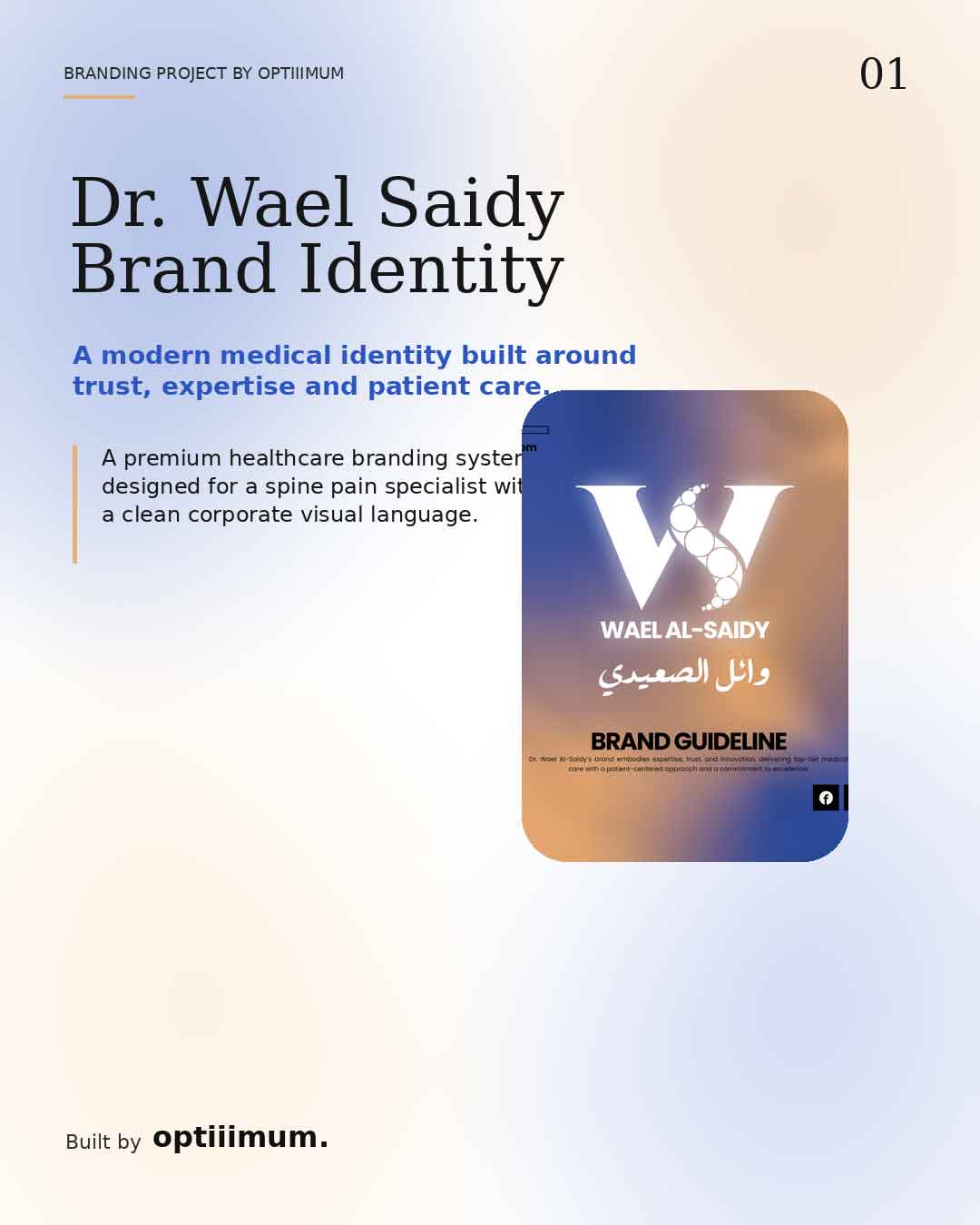 Dr. Wael Saidy brand identity cover