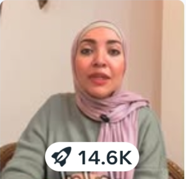 لقطة من فيديو توعوي لد. منار أسامة حقق 14.6 ألف مشاهدة