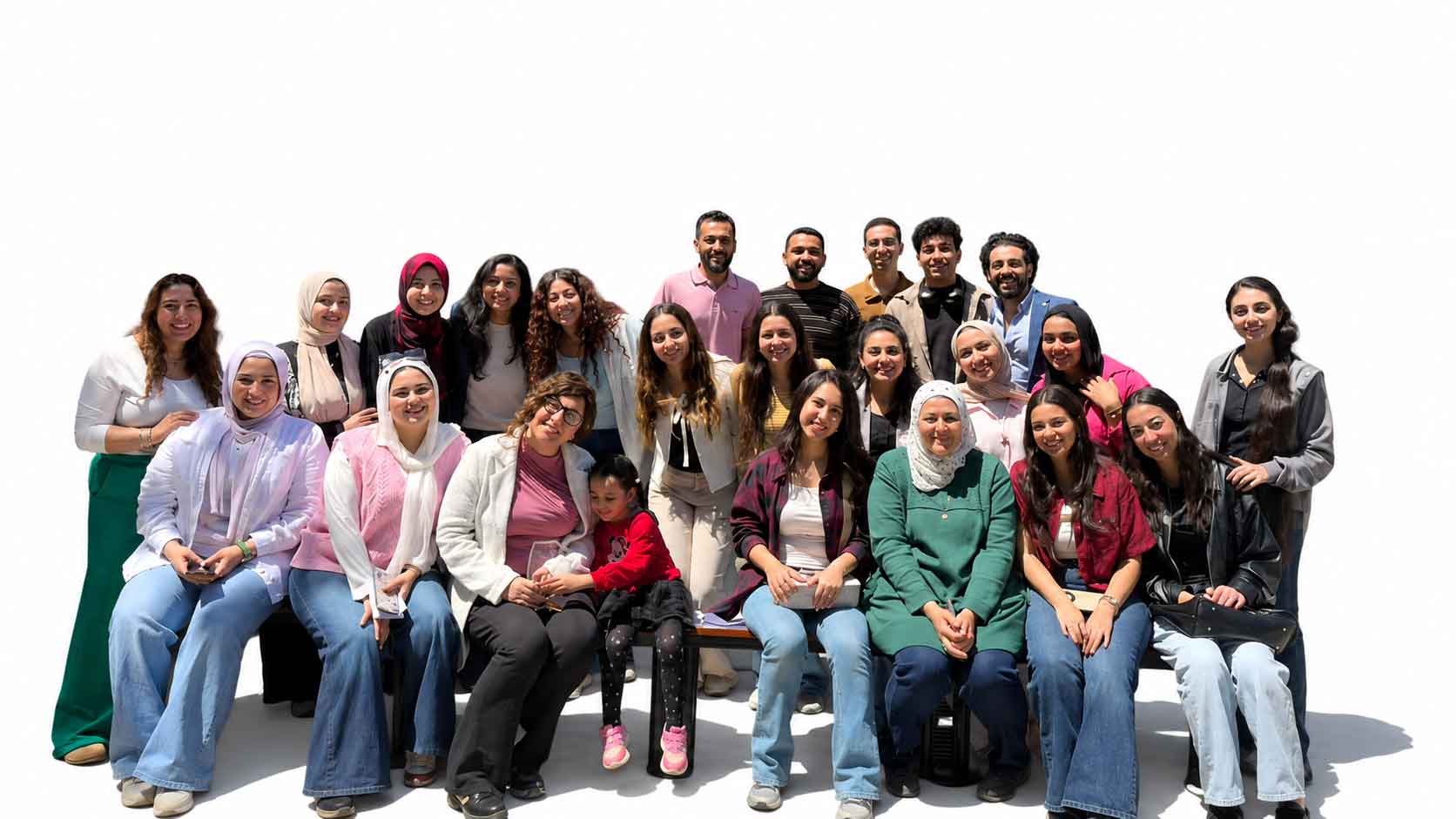The Optiiimum team — 29 in-house specialists across Alexandria, Cairo, and Dubai.